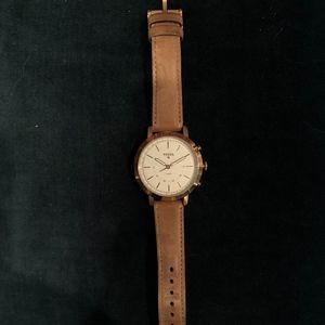 Fossil Leather Strap Watch